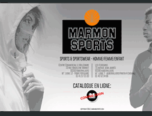 Tablet Screenshot of marmonsports.com